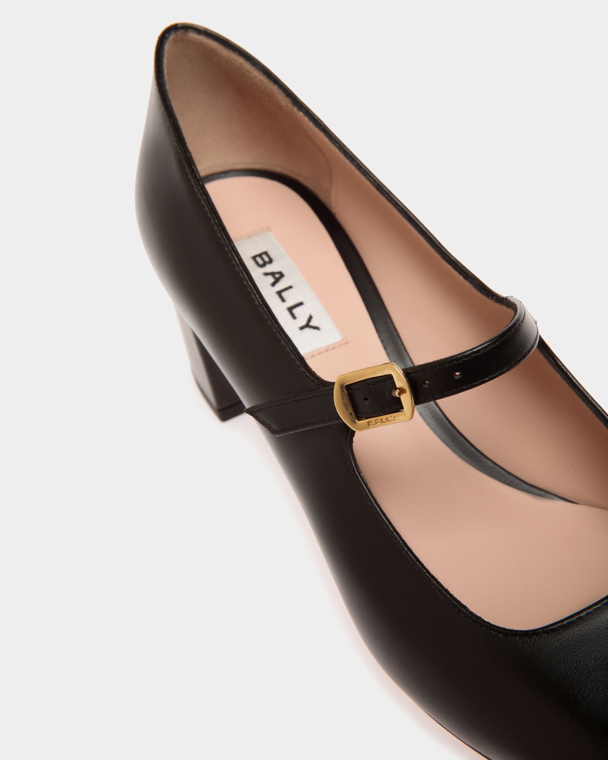 Escarpin Ballyrina En Cuir Noir - Femme - Bally - 06