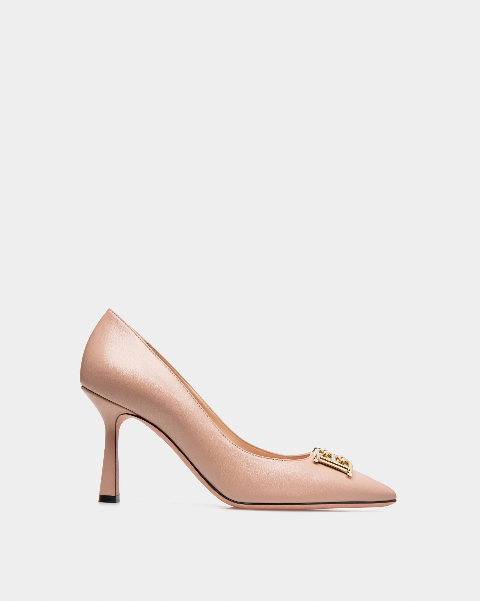 Evanca Escarpins En Cuir Rose Pâle - Femme - Bally - 01