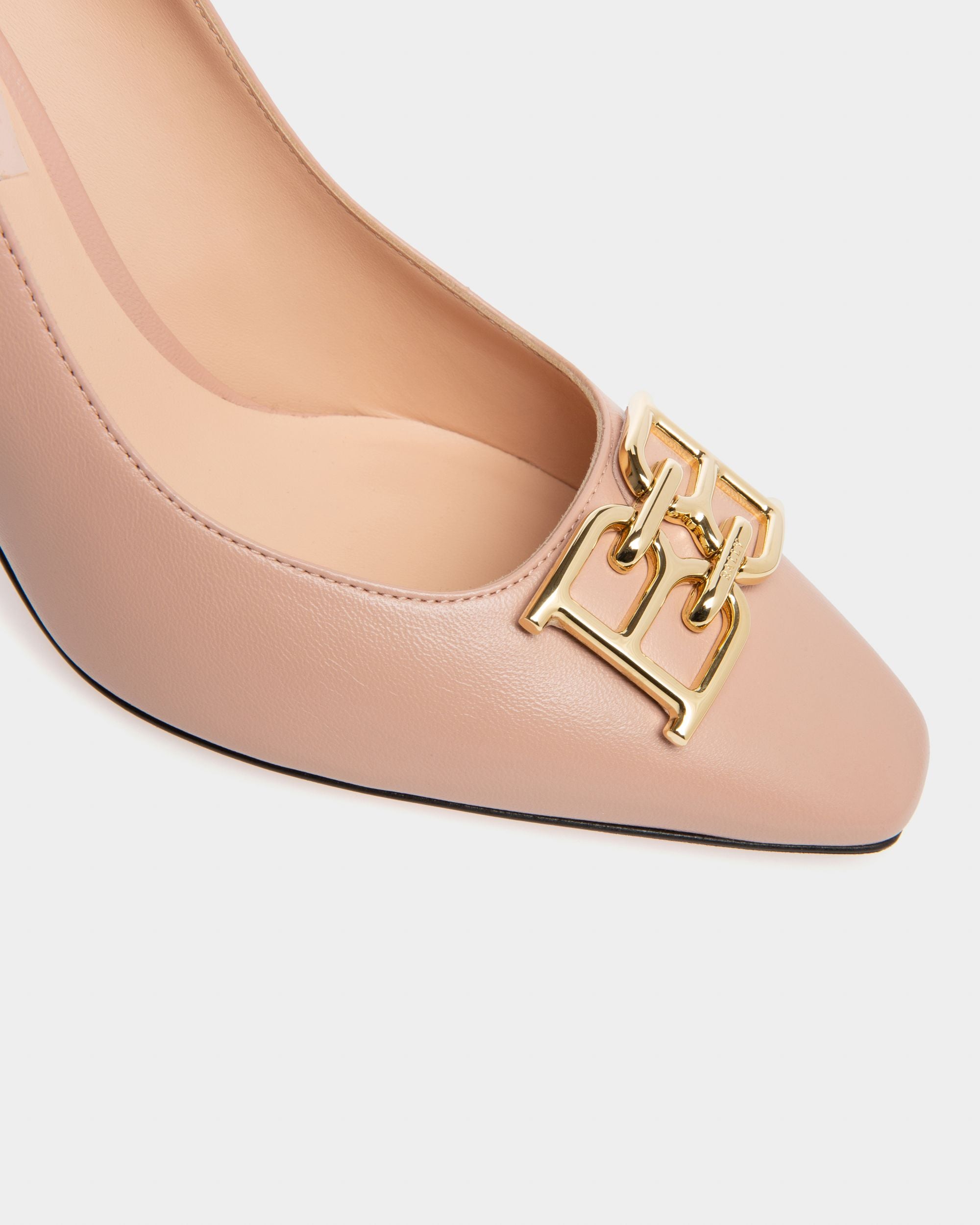 Evanca Escarpins En Cuir Rose Pâle - Femme - Bally - 05