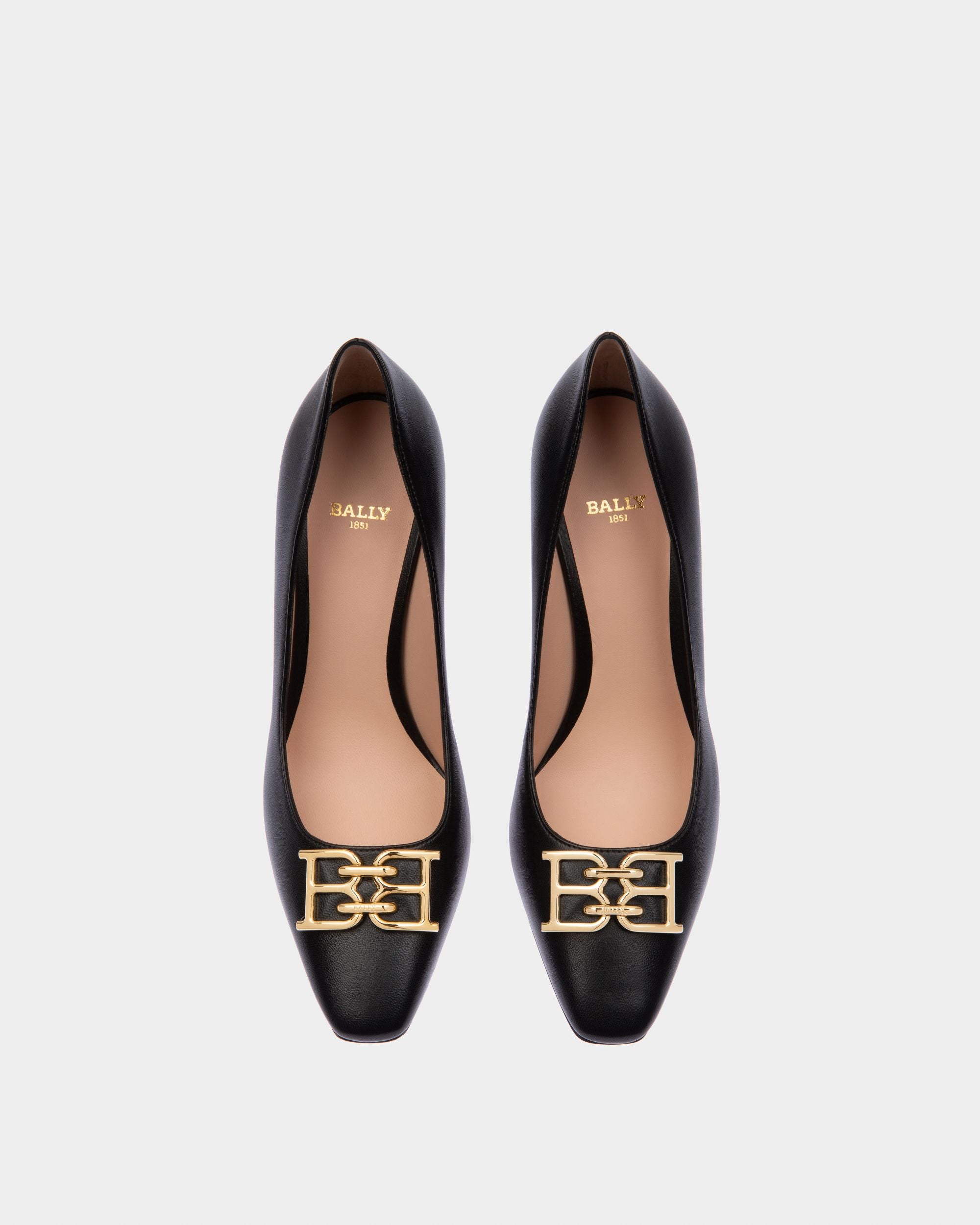 Evanca Escarpins En Cuir Noir - Femme - Bally - 02