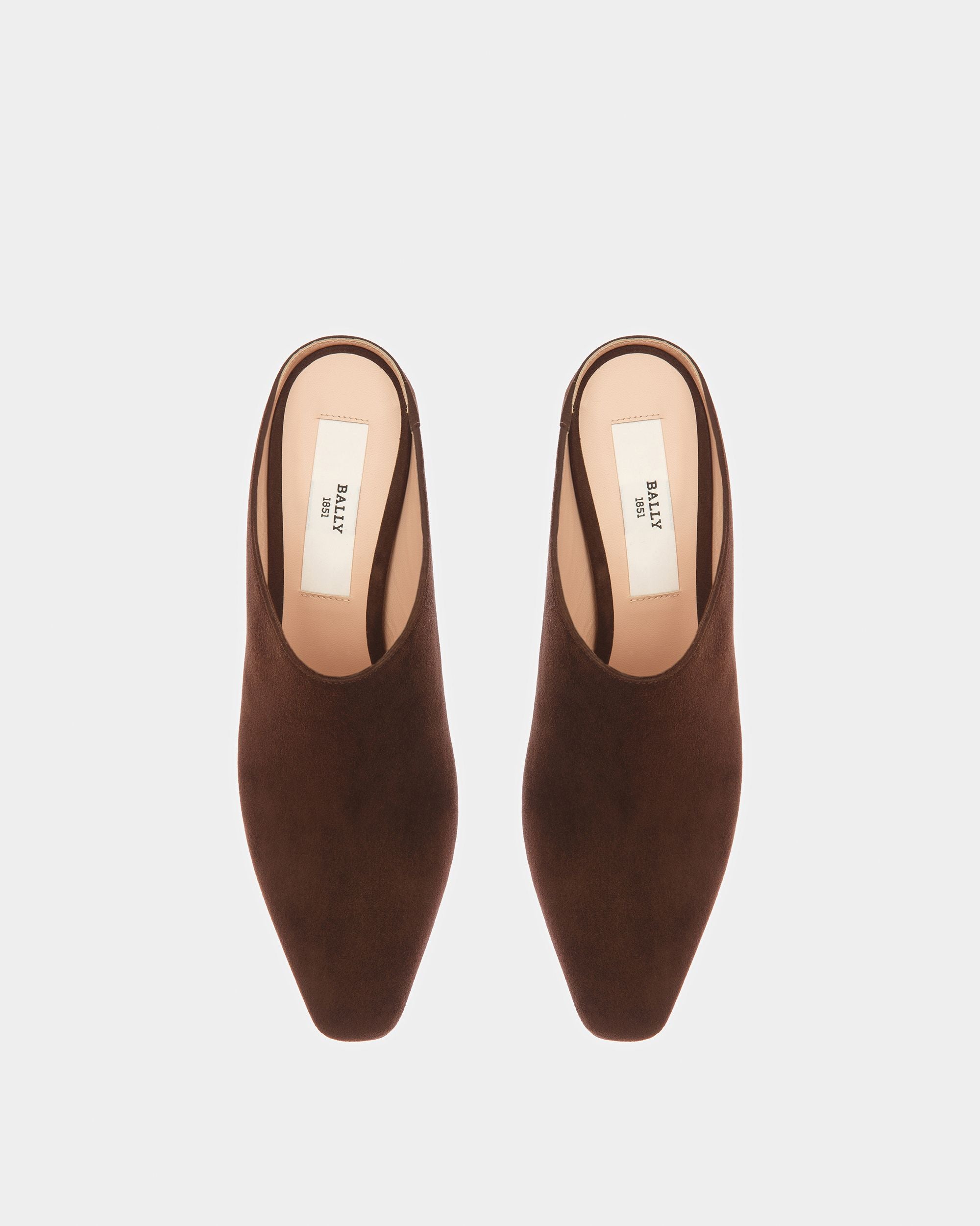 Nadine Escarpins En Cuir Couleur Brun Ébène - Femme - Bally - 02