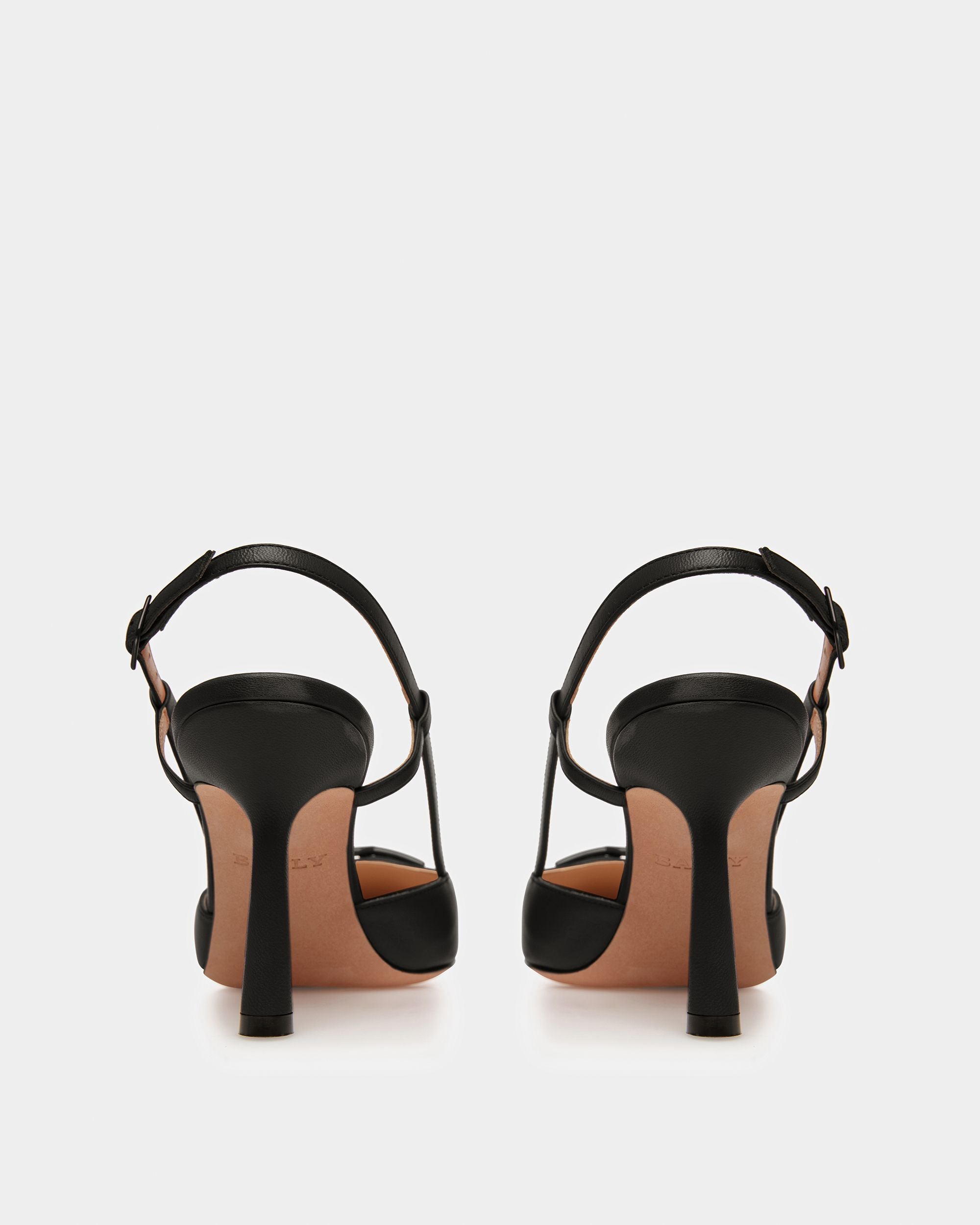 Eva Escarpins En Cuir Noir - Femme - Bally - 03