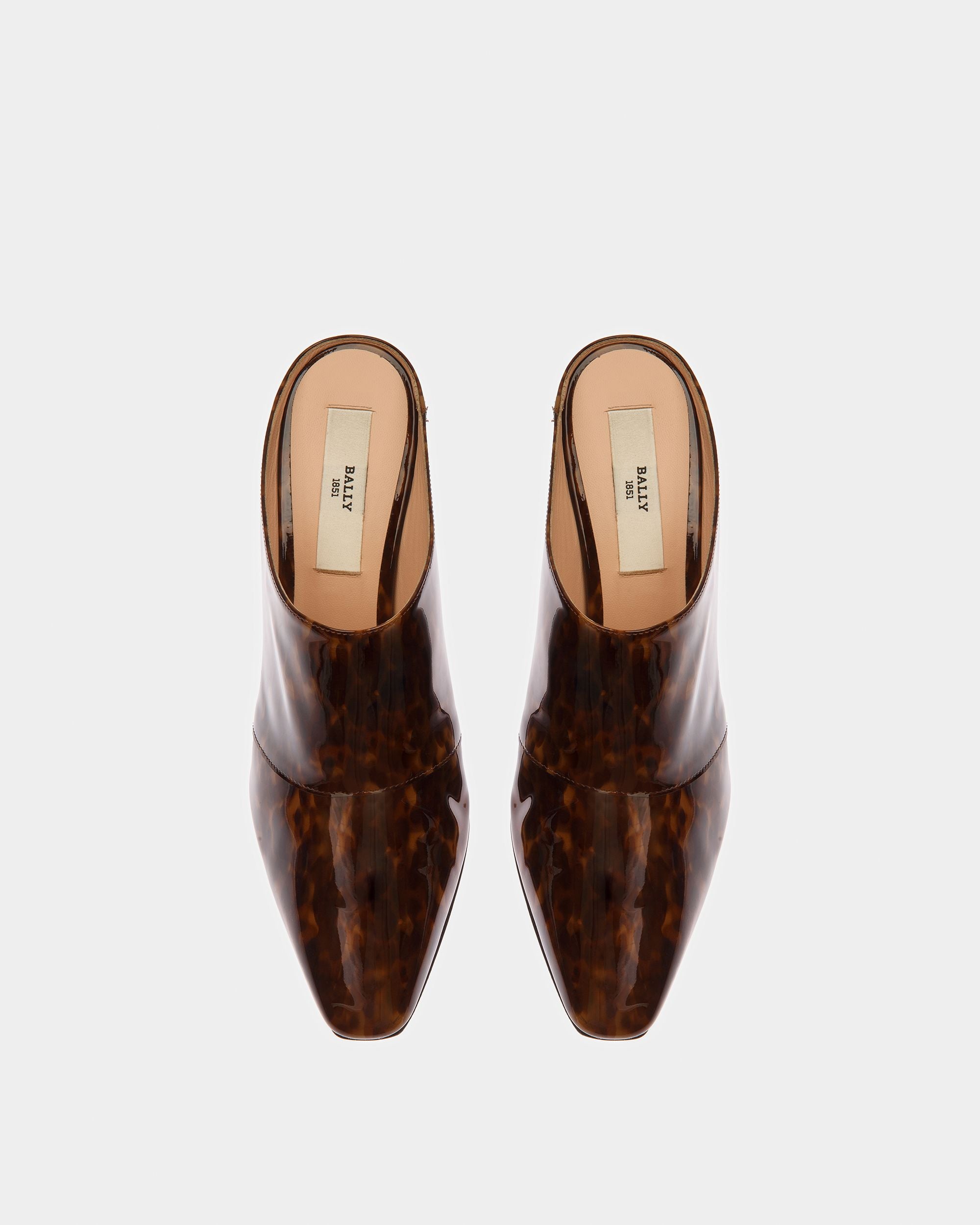 Nadine Escarpins En Cuir Noir Et Marron - Femme - Bally - 02