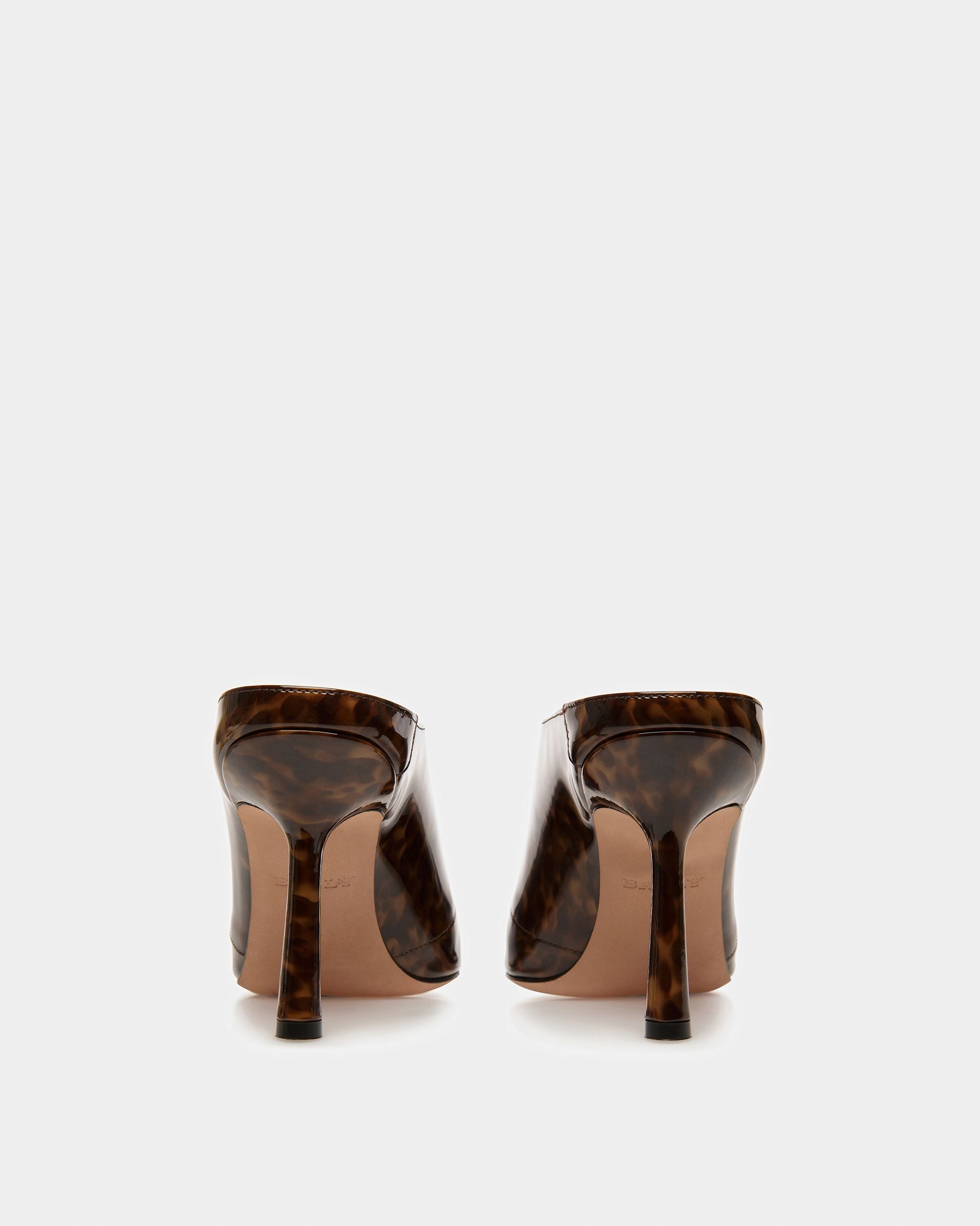 Nadine Escarpins En Cuir Noir Et Marron - Femme - Bally - 04