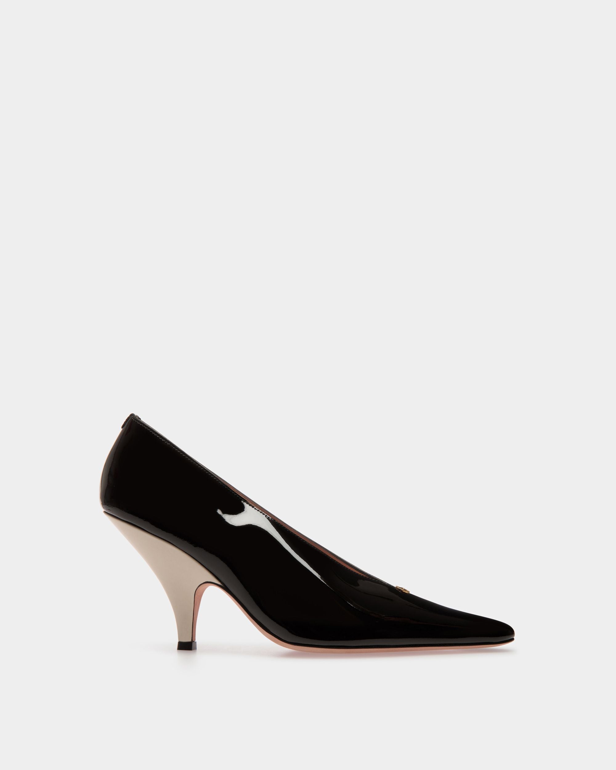 Escarpin Katy En cuir noir et ivoire - Femme - Bally - 01