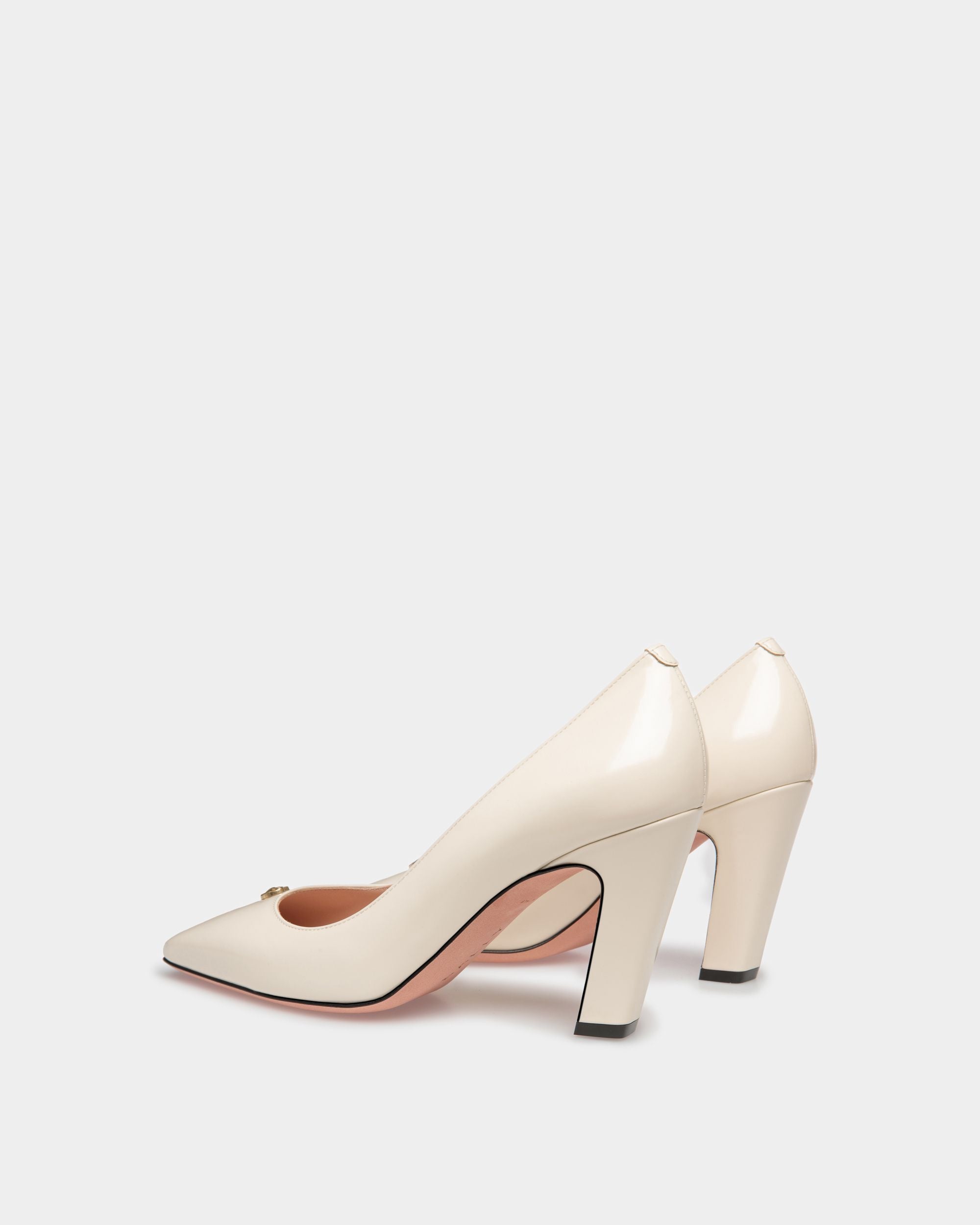 Escarpin Sylt En Cuir Blanc - Femme - Bally - 03