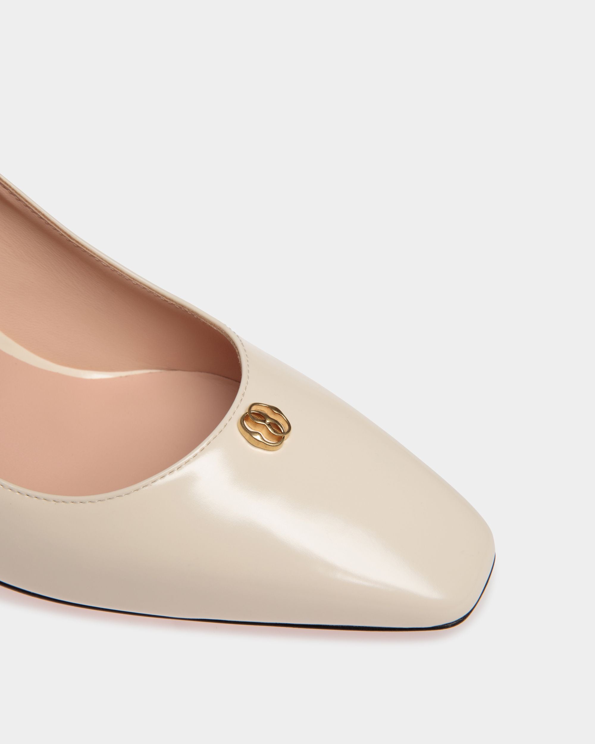 Escarpin Sylt En Cuir Blanc - Femme - Bally - 04
