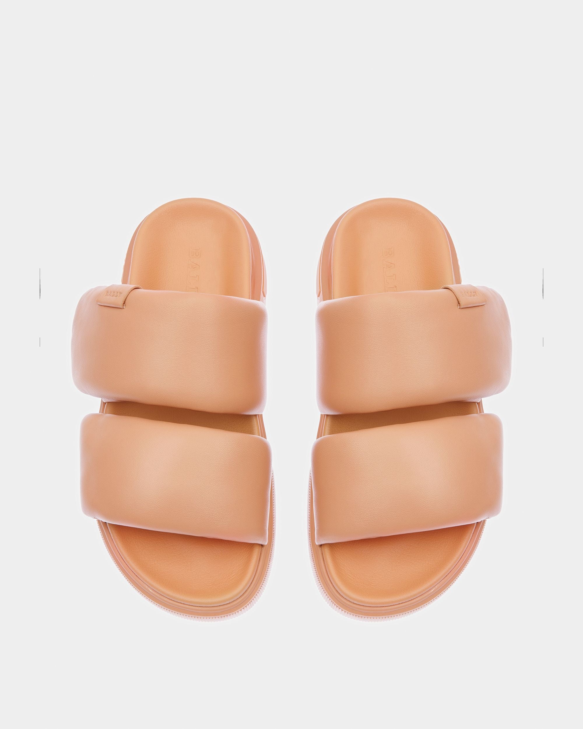 Joey-W Sandales En Cuir Pêche - Femme - Bally - 02