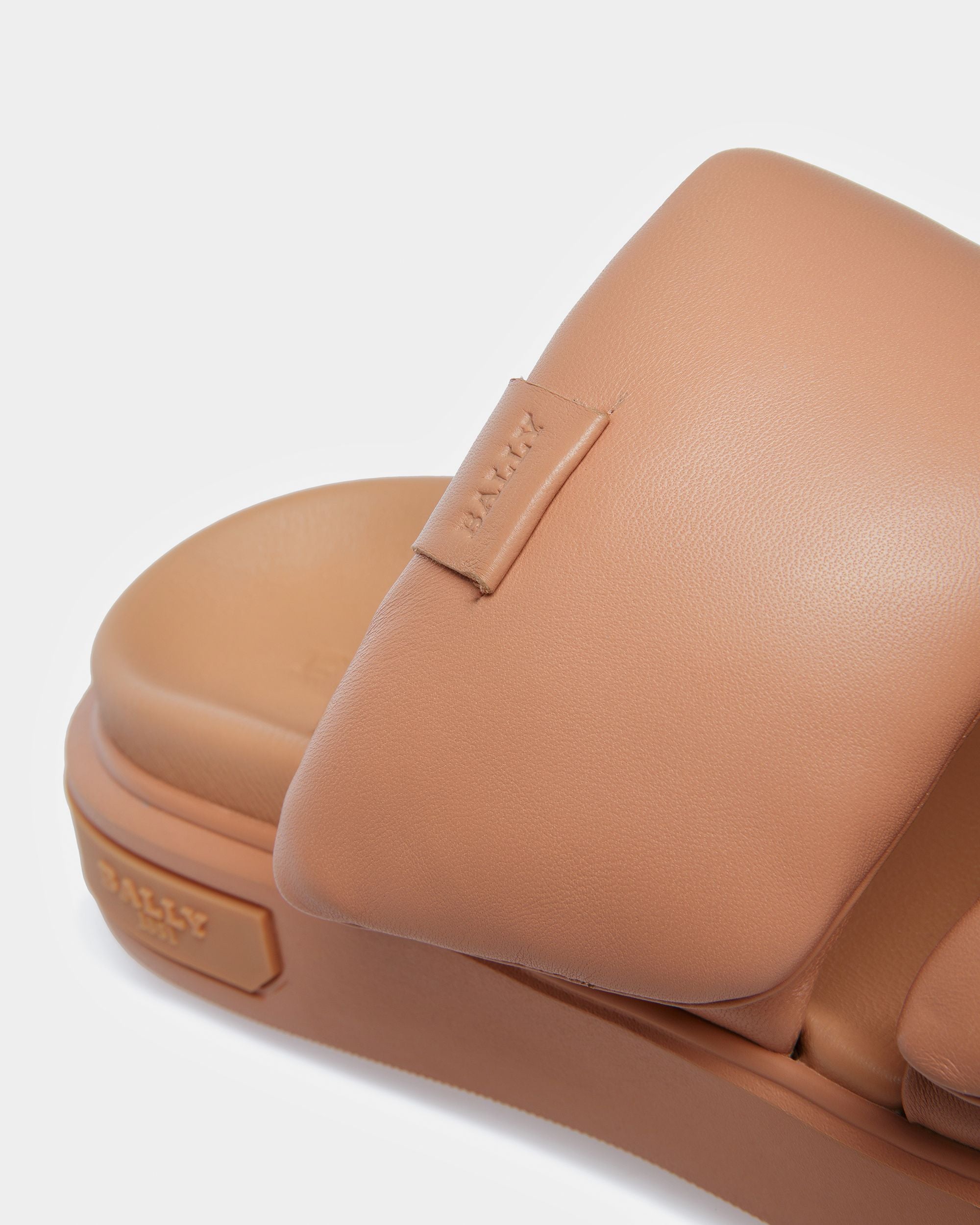 Joey-W Sandales En Cuir Pêche - Femme - Bally - 06