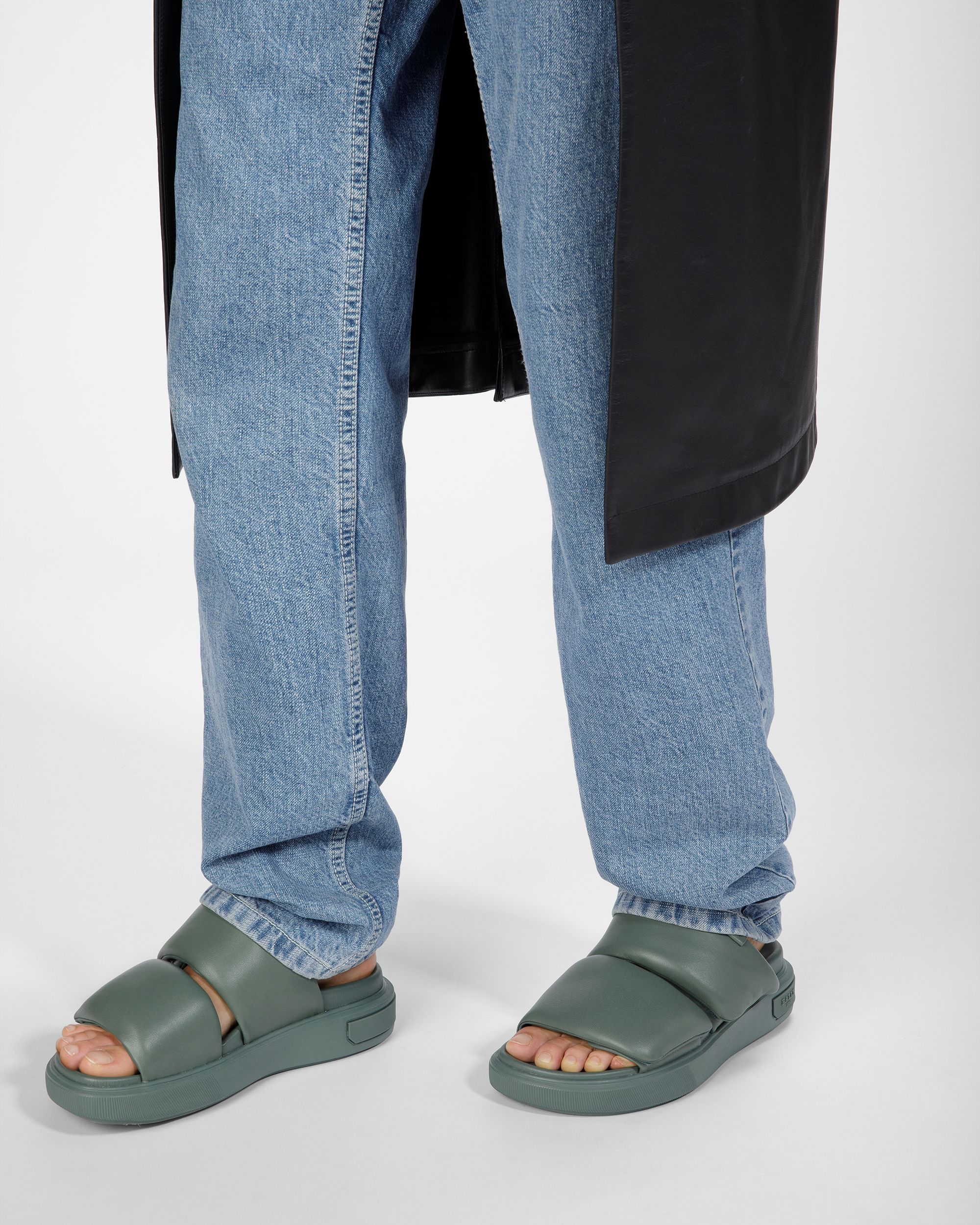 Joey-W Sandales En Cuir Sauge - Femme - Bally - 07