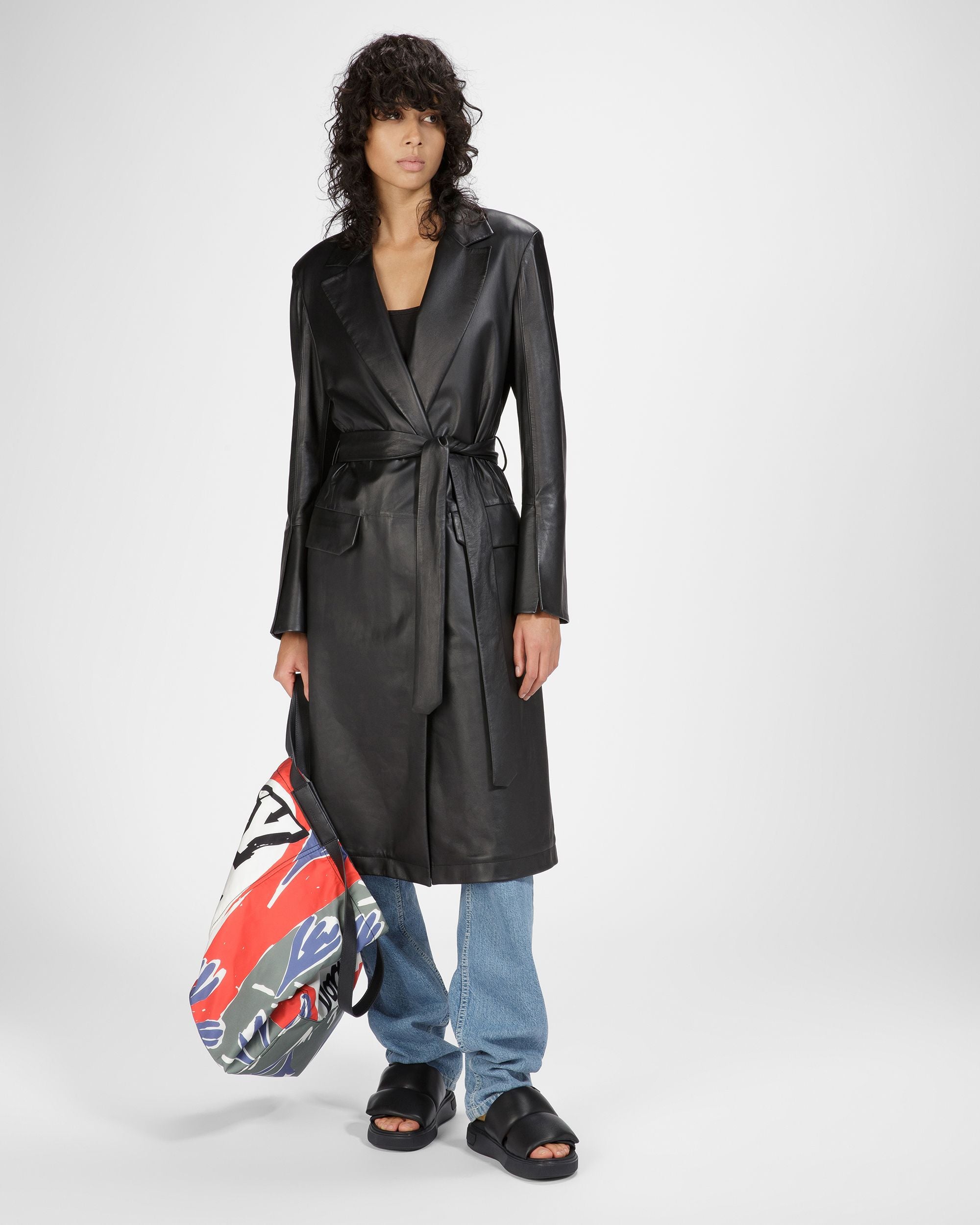 Joey-W Sandales En Cuir Noir - Femme - Bally - 03