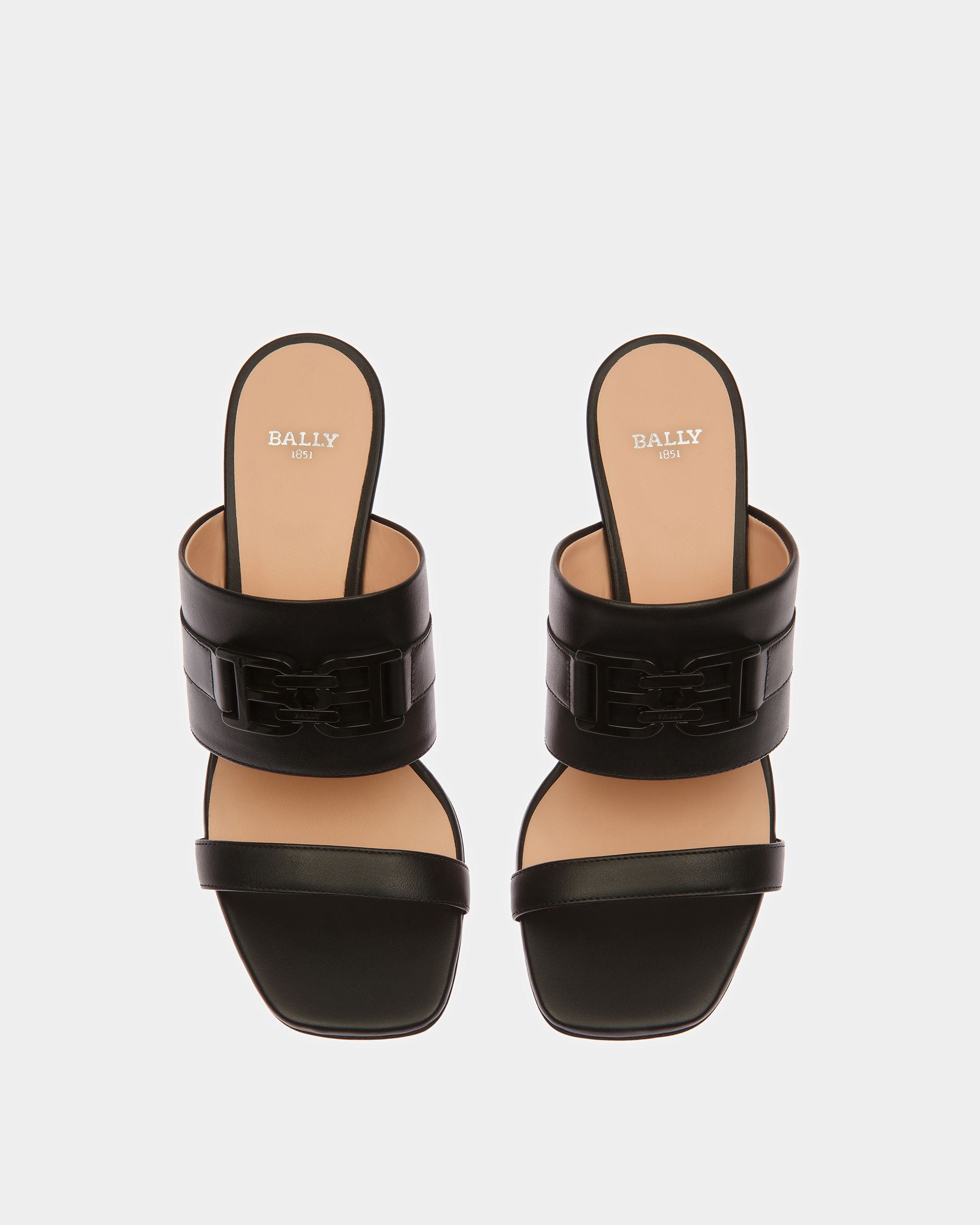 Ella Sandales En Cuir Noir - Femme - Bally - 02