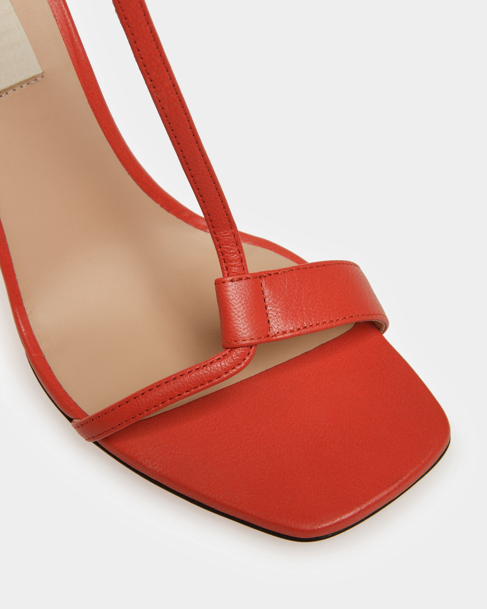 Natalia Sandales En Cuir Orange - Femme - Bally - 05