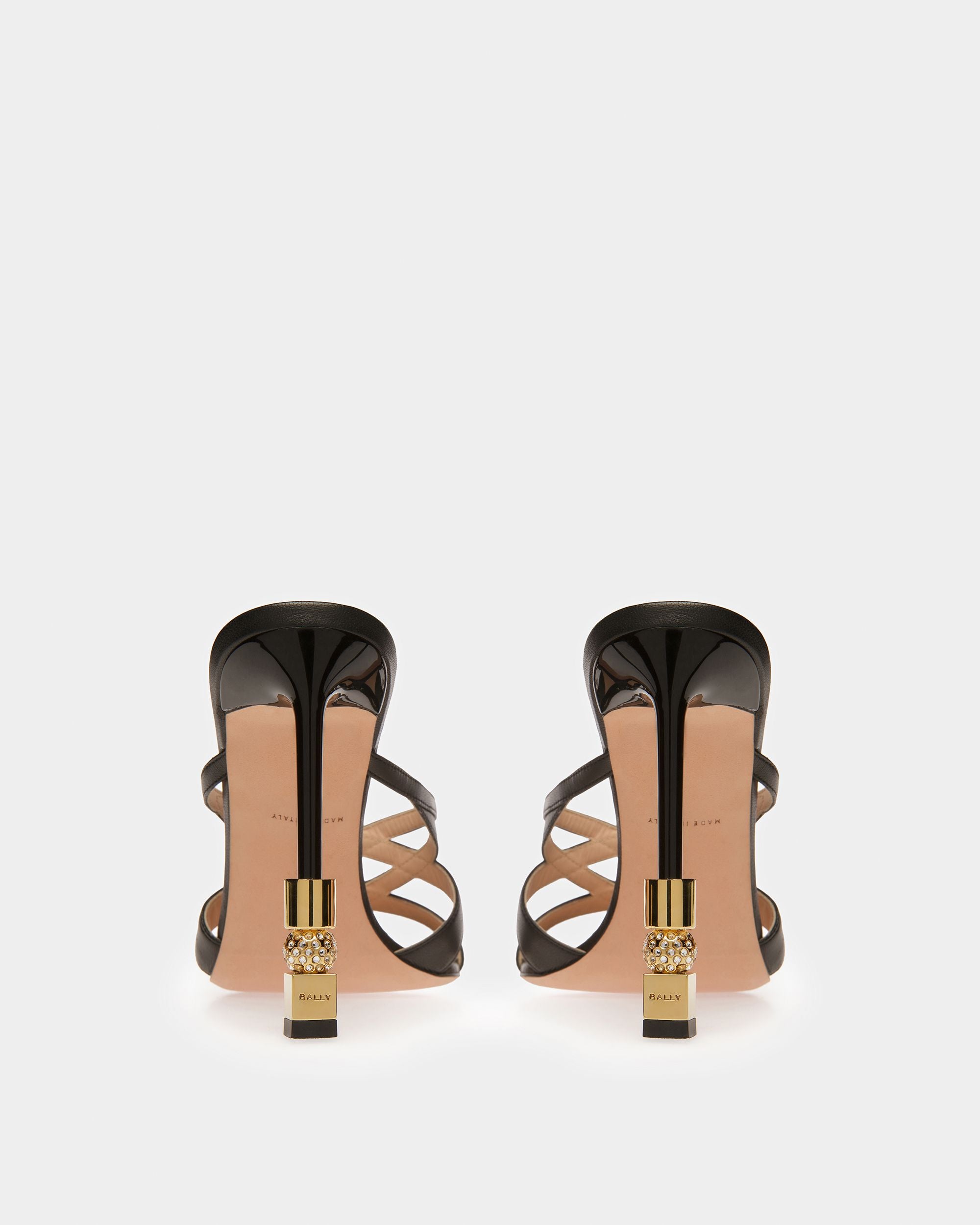 Sandale Mule Block En Cuir - Femme - Bally - 04