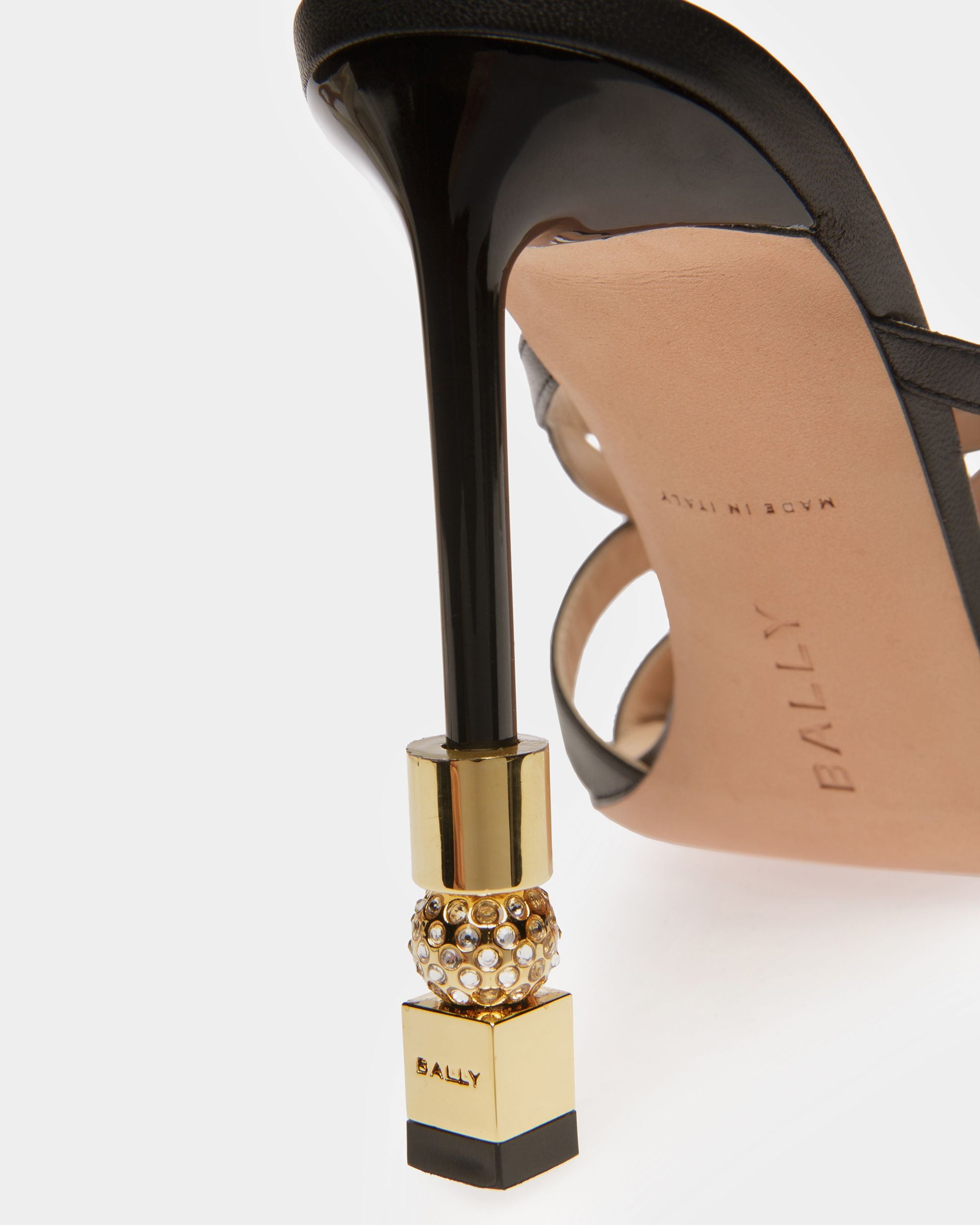 Sandale Mule Block En Cuir - Femme - Bally - 05