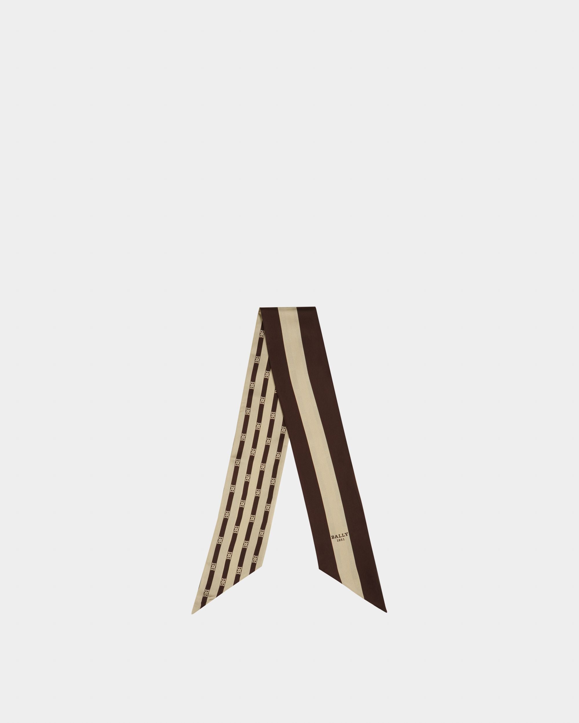 Bandeau En Soie Beige - Femme - Bally - 01