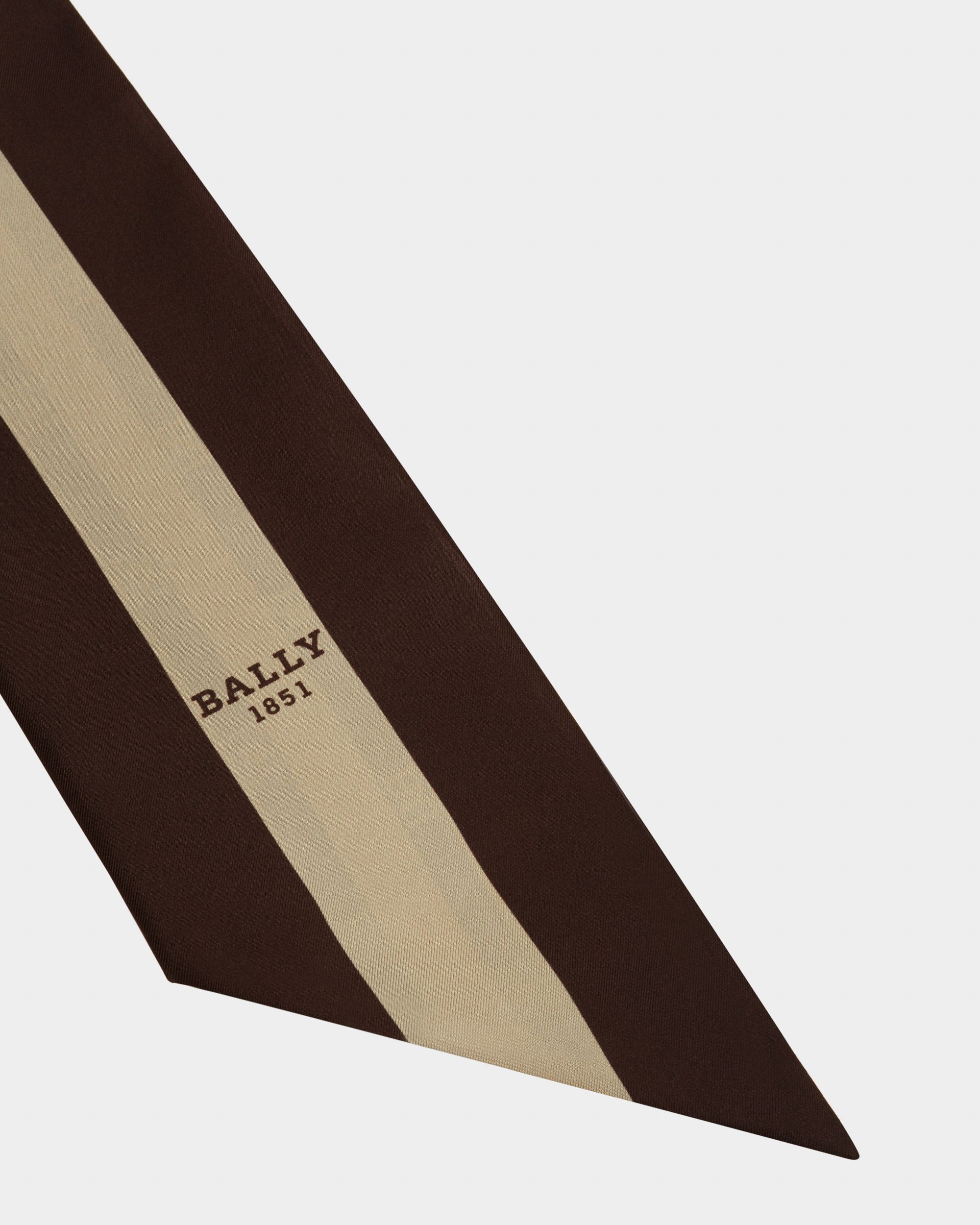 Bandeau En Soie Beige - Femme - Bally - 02