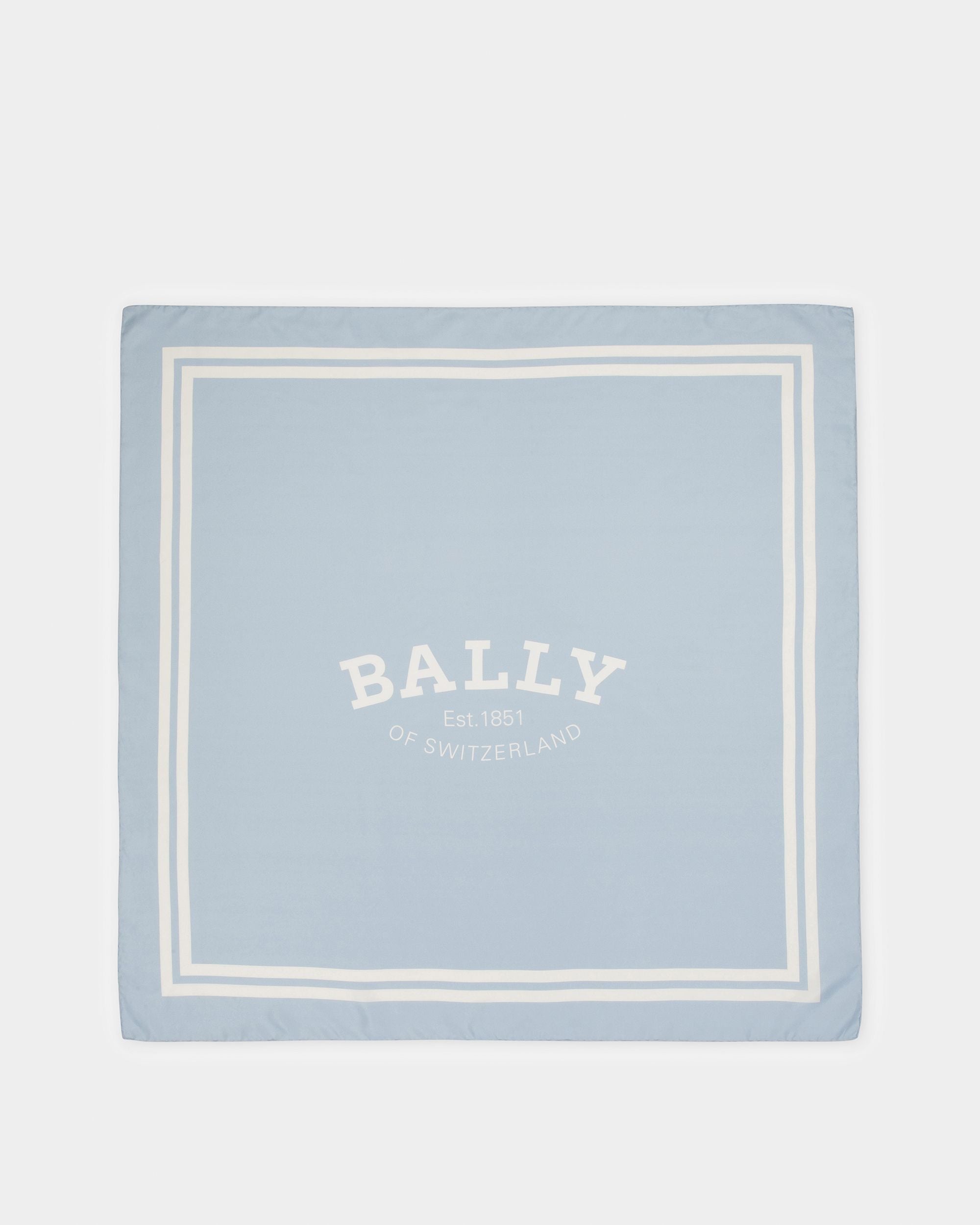 Carré Imprimé Bleu Clair - Femme - Bally - 03