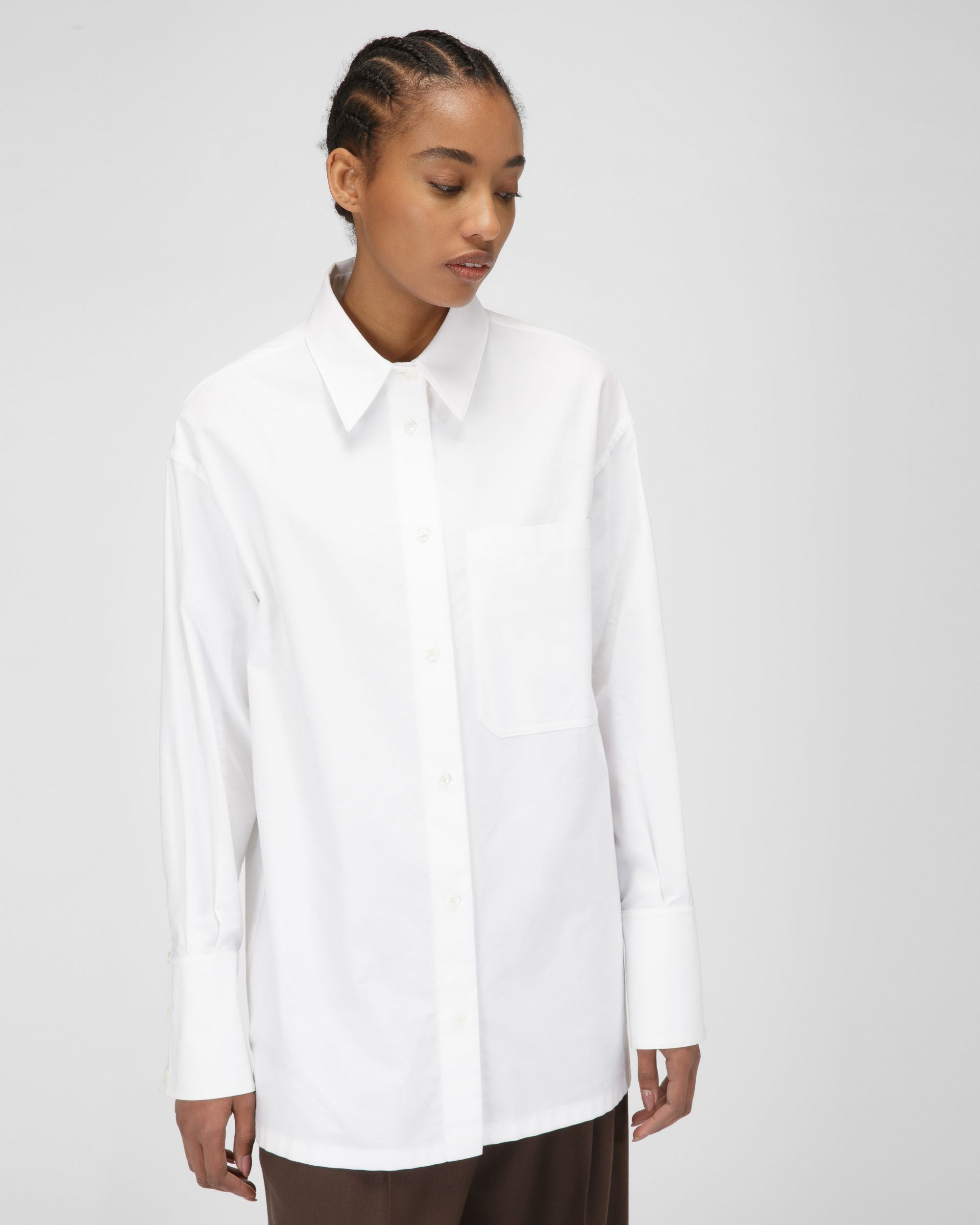 T-shirt À Manches Longues En Coton - Femme - Bally - 03