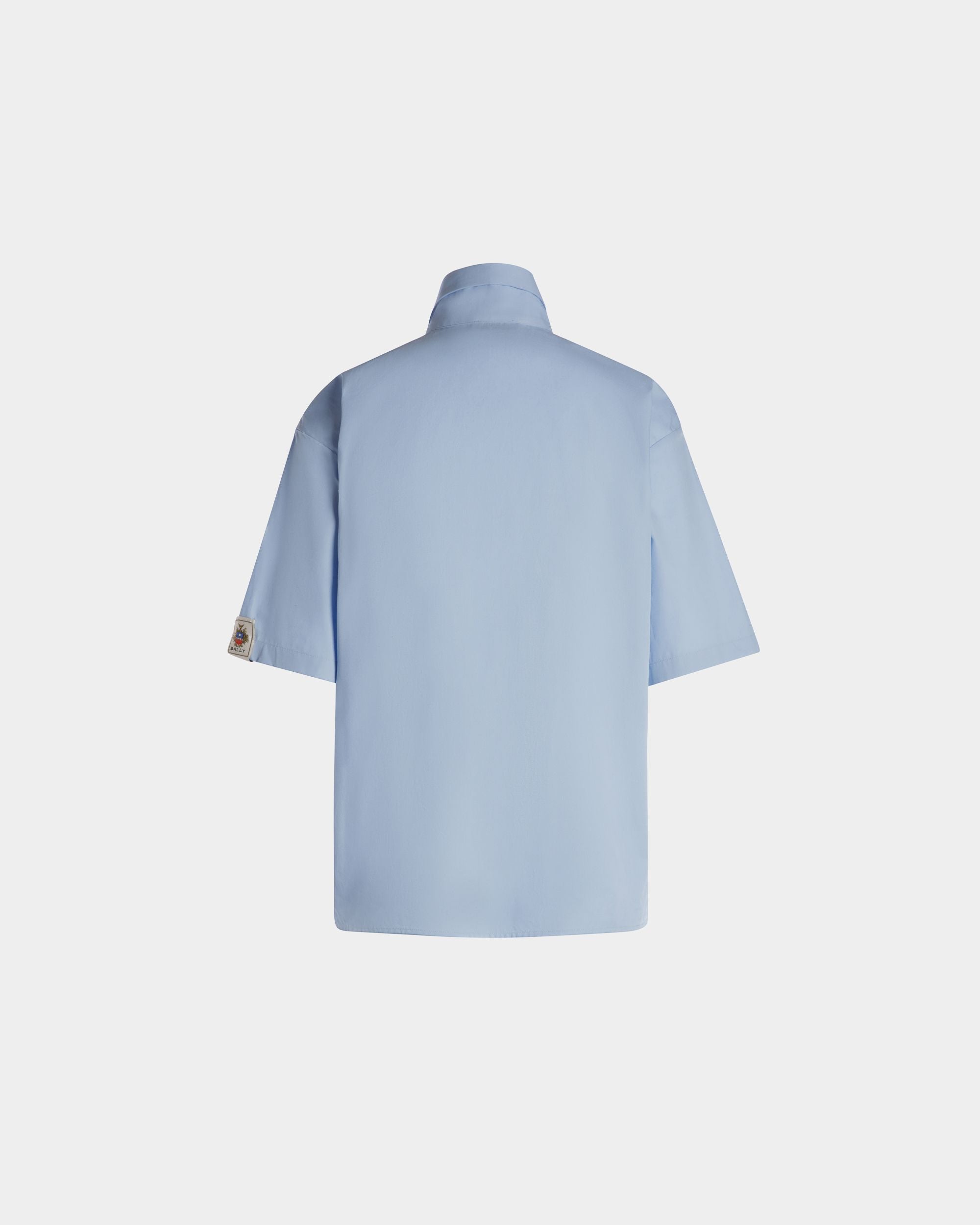 Chemise En Coton Light Blue - Femme - Bally - 03