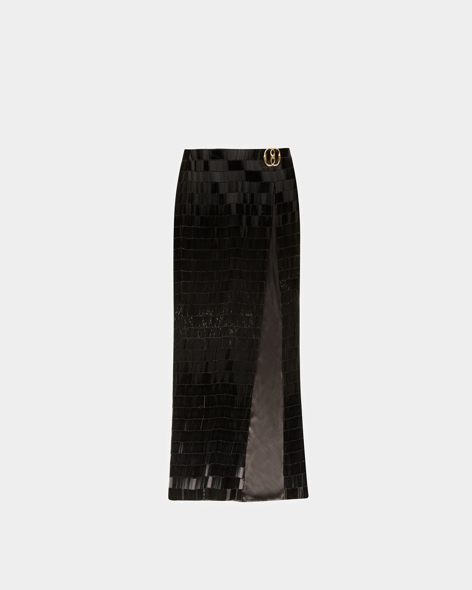 Jupe En Soie Fente Latérale - Femme - Bally - 06
