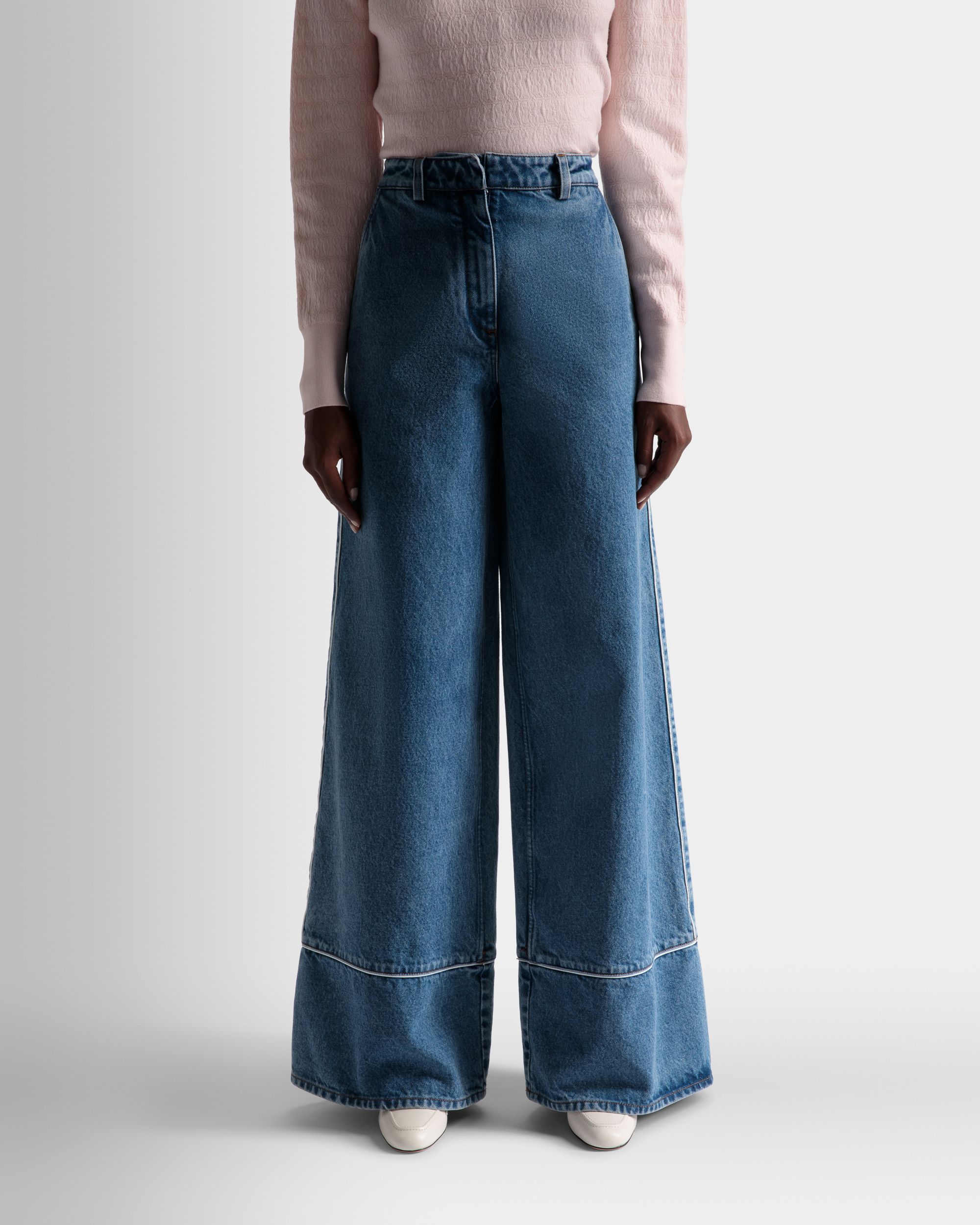 Pantalon En Denim - Femme - Bally - 03