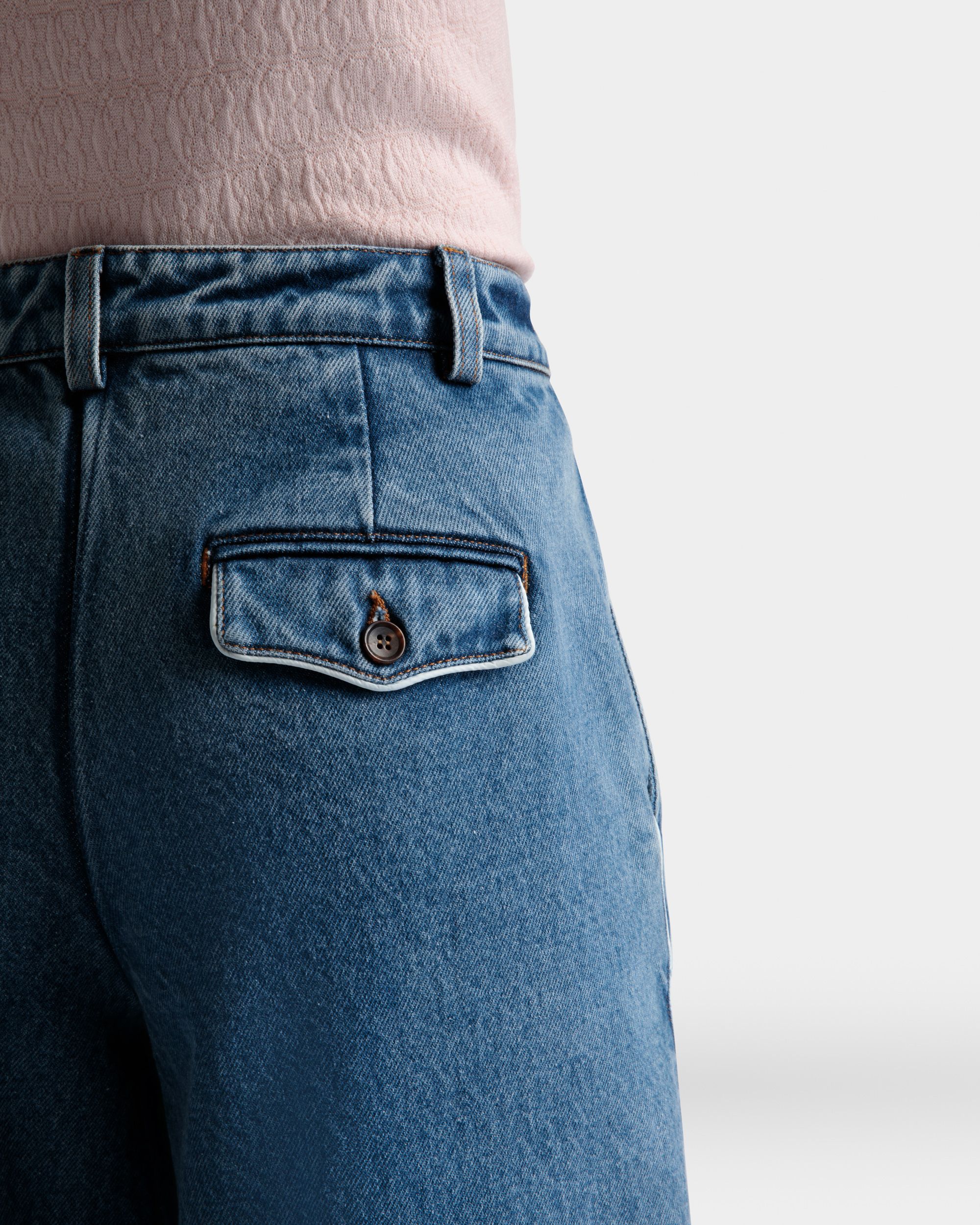 Pantalon En Denim - Femme - Bally - 04