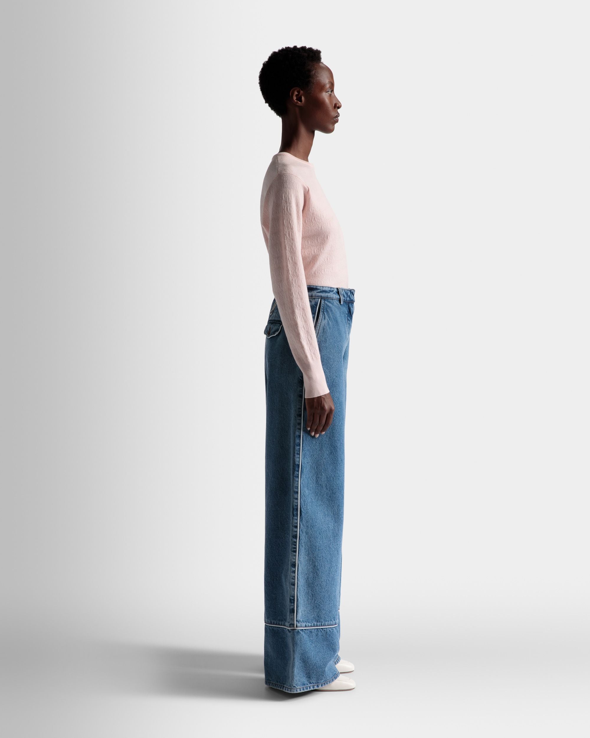 Pantalon En Denim - Femme - Bally - 05