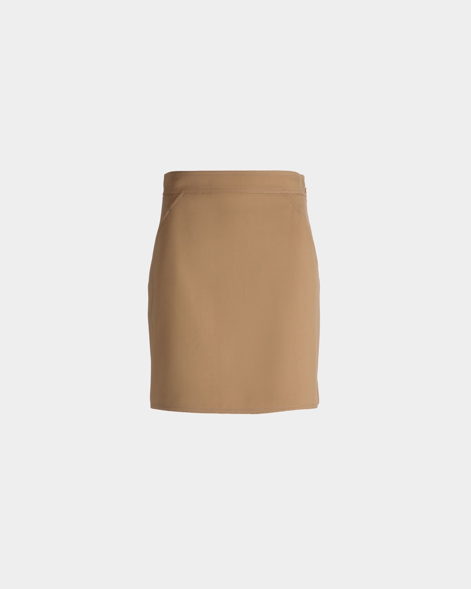 Skirts Skirt In Brown Mix Wool And Poly - Femme - Bally - 01