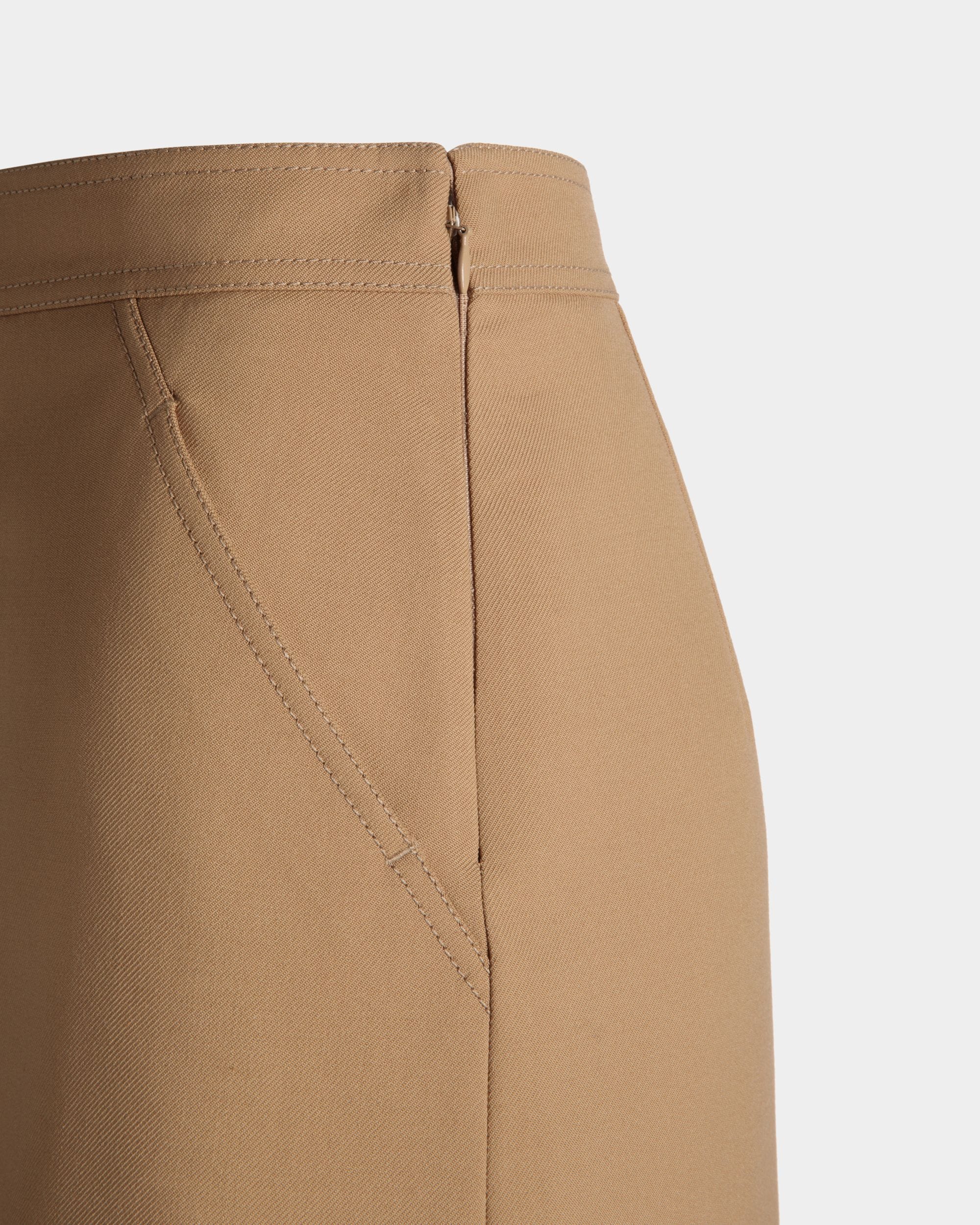 Skirts Skirt In Brown Mix Wool And Poly - Femme - Bally - 02