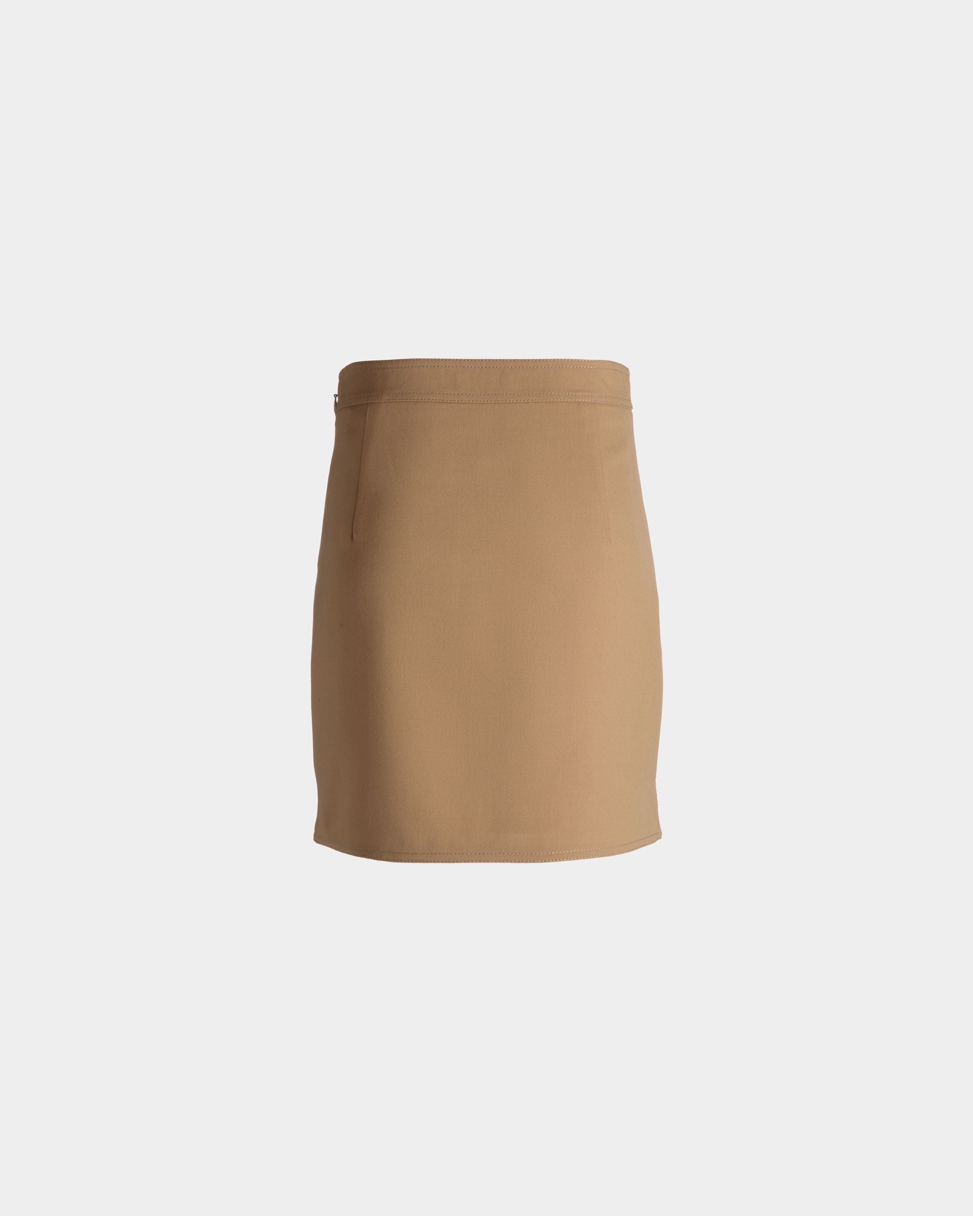 Skirts Skirt In Brown Mix Wool And Poly - Femme - Bally - 03