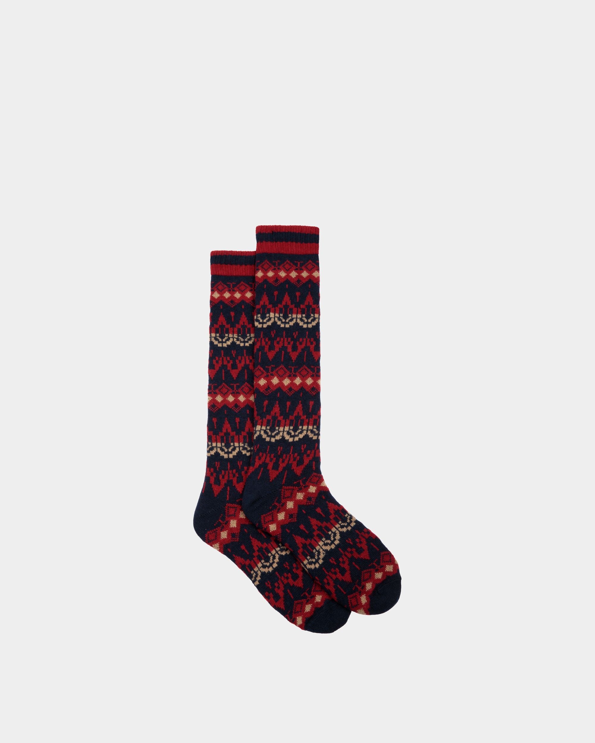 Chaussettes En Laine Multicolore - Femme - Bally - 01