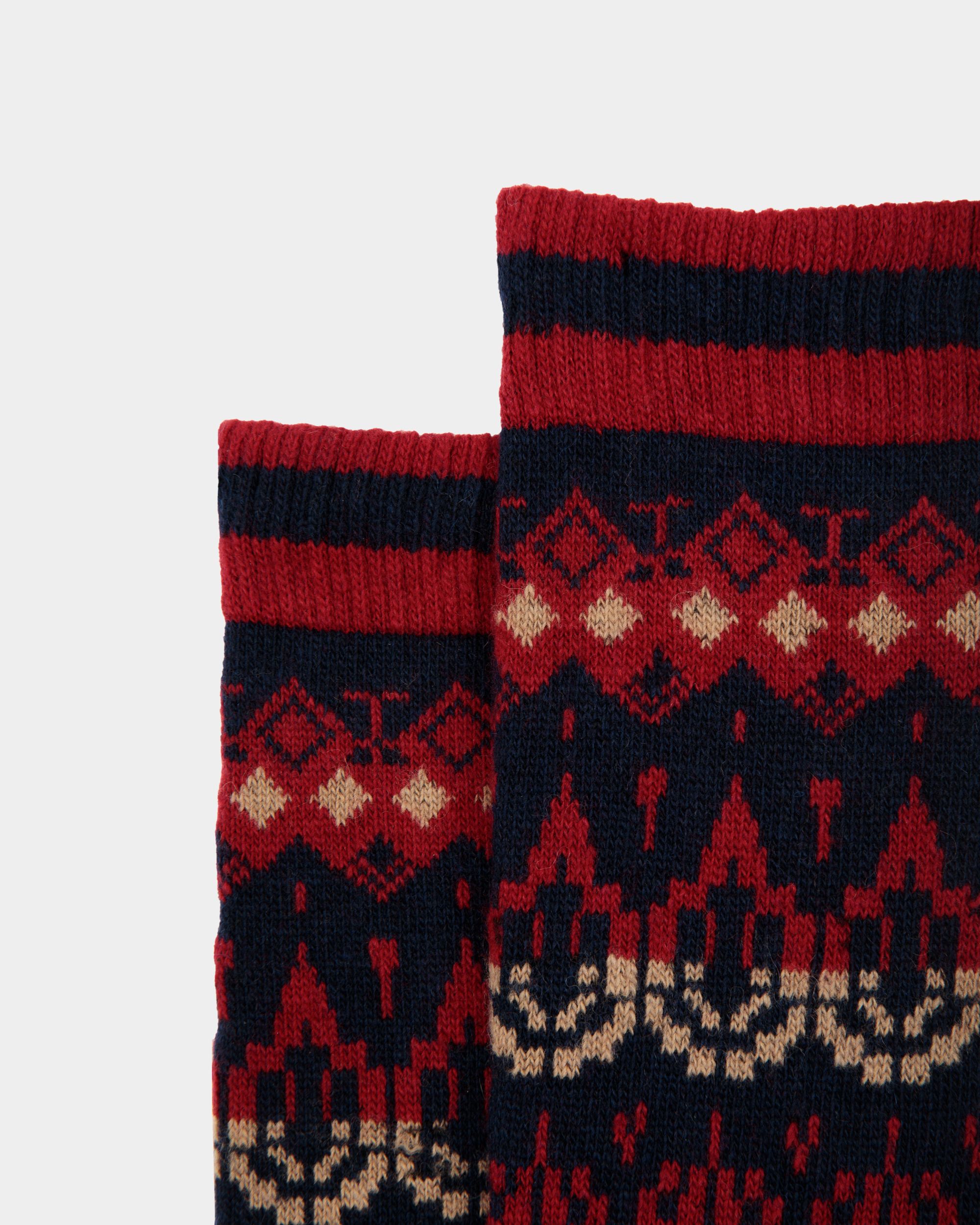 Chaussettes En Laine Multicolore - Femme - Bally - 02