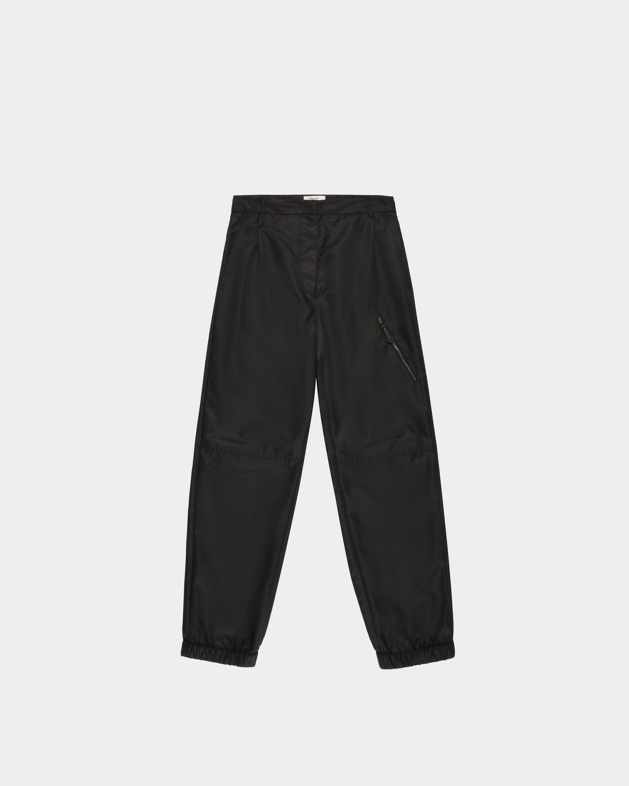 Pantalon En Nylon Recyclé Noir - Femme - Bally - 01