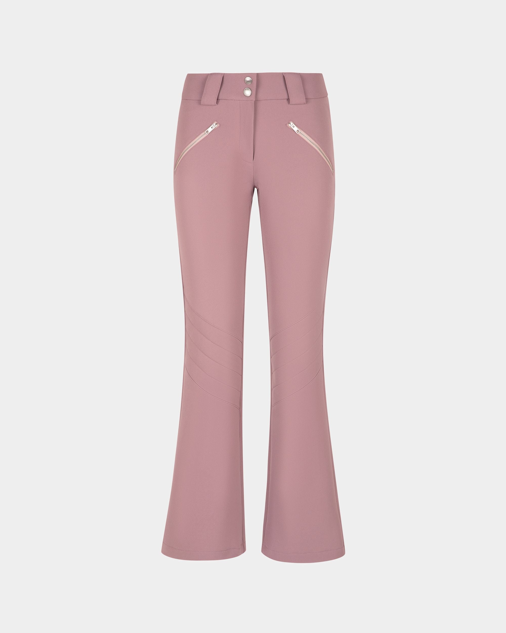 Pantalon Évasé Stretch Rose Clair - Femme - Bally - 01